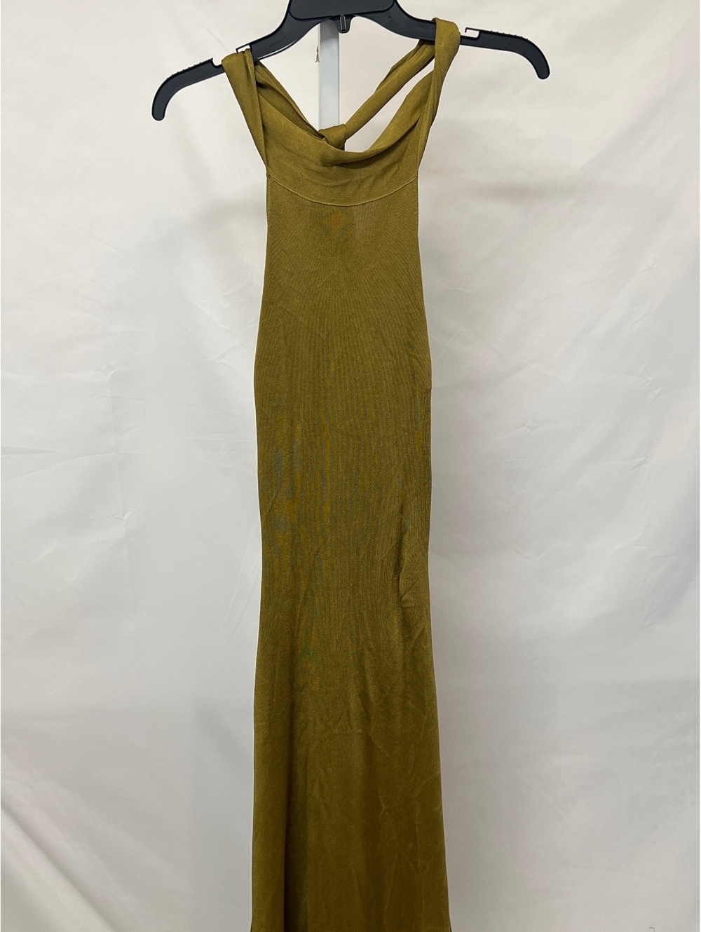 Helsa Novie Maxi Knit Dress in Burnished Gold - Picture 3 of 8